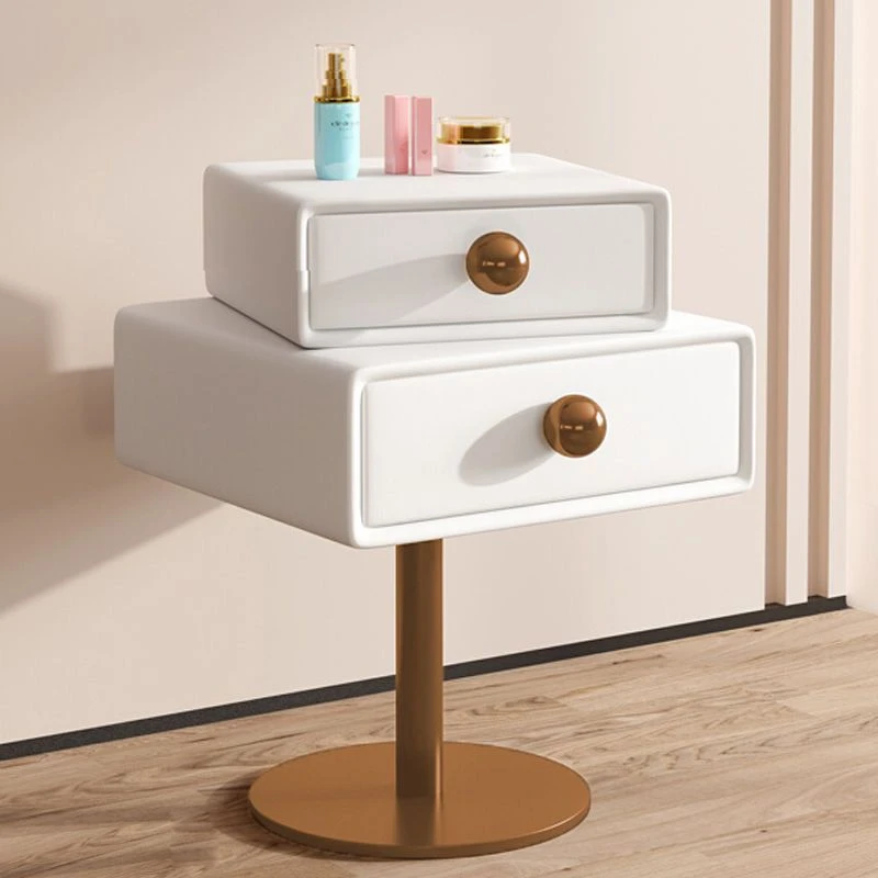 网红轻奢床头柜极简奶油ins风方糖现代简约创意可旋转小户型法式