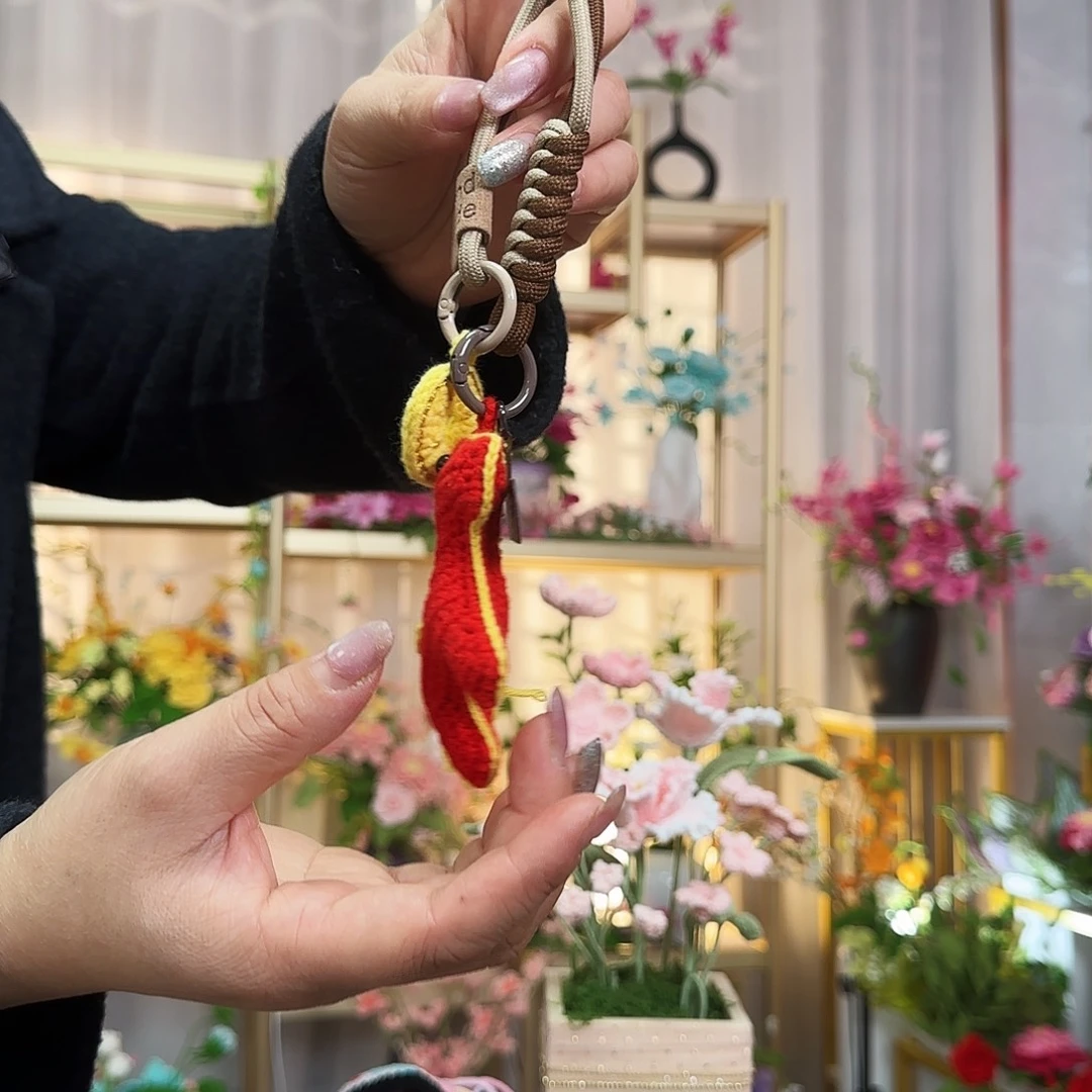 纯手工钩织手工钩织设计挂件