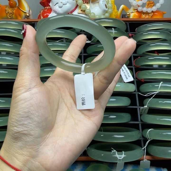 玖***.岫玉未镶嵌手镯岫玉