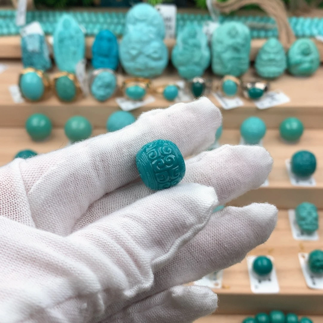 绿松石配饰未镶嵌14.8-13