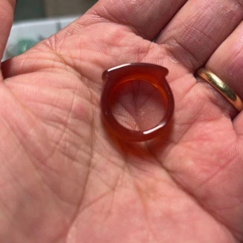 玛瑙/玉髓戒指合金奴*猫