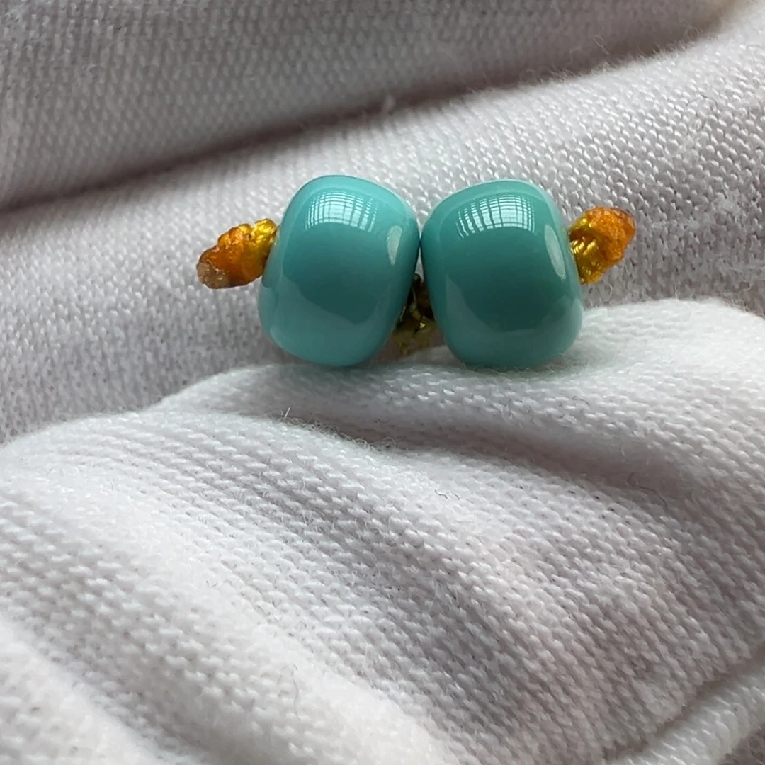 绿松石未镶嵌配饰7.2×5.4