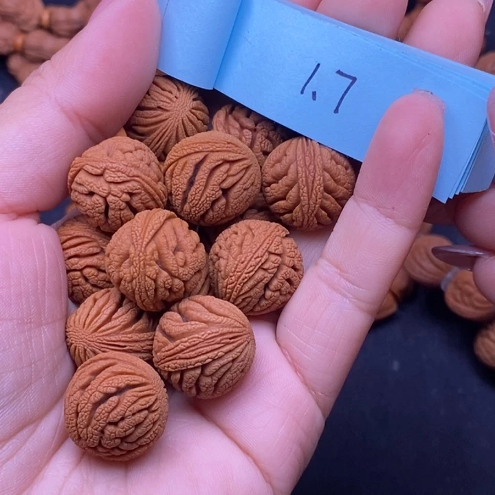 秦岭龙纹桃核15颗