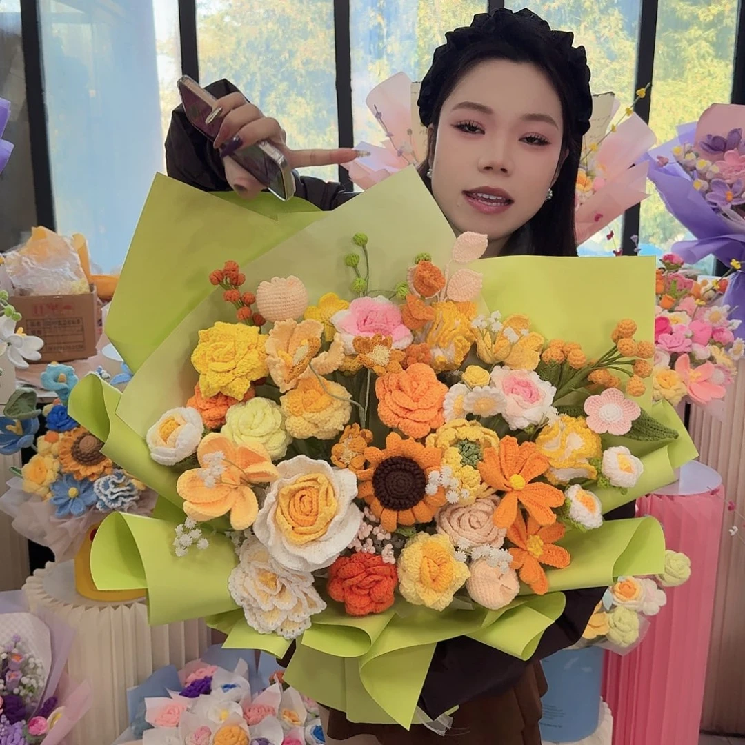 非遗手工花束，孤品清仓