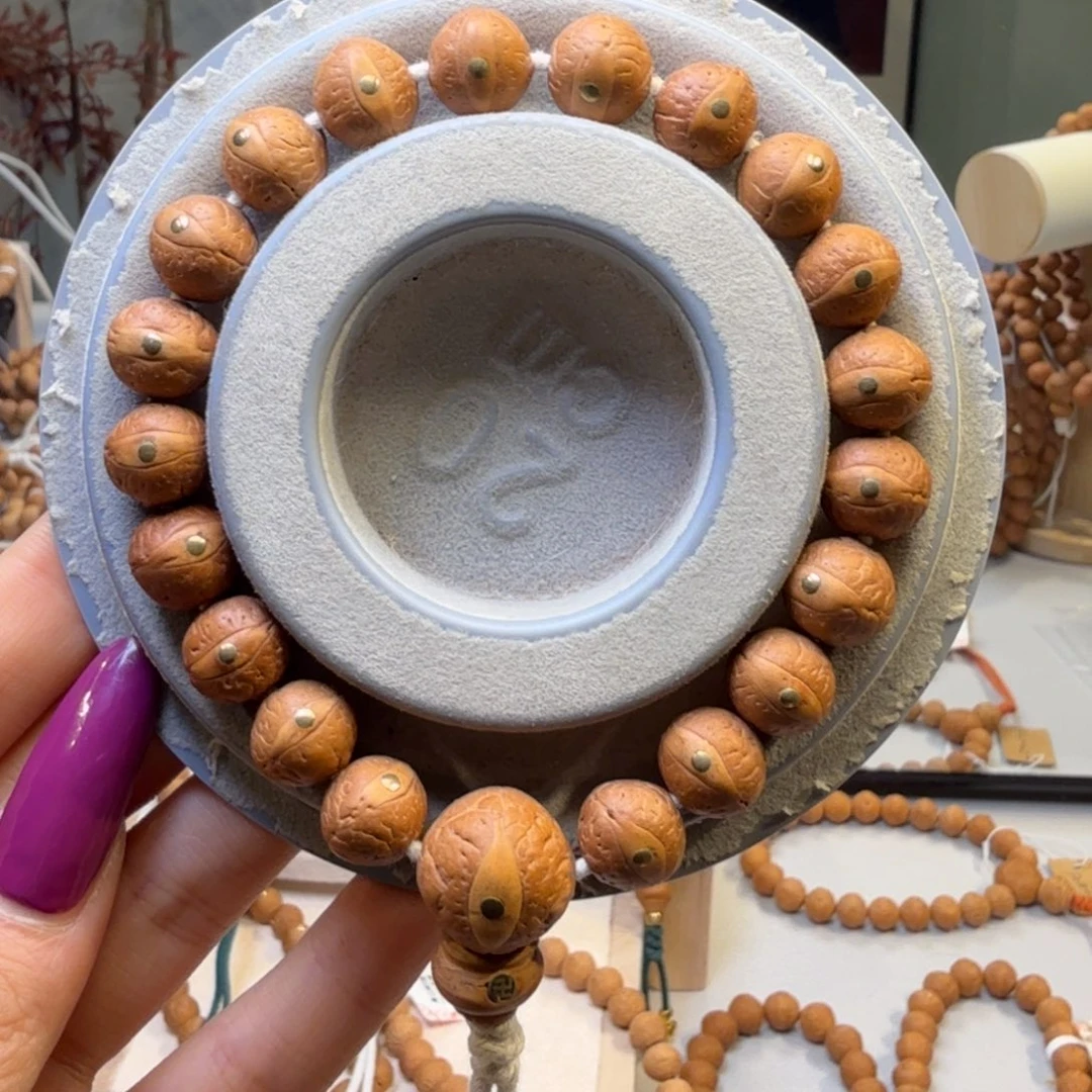 凤眼菩提吊坠铜钉12