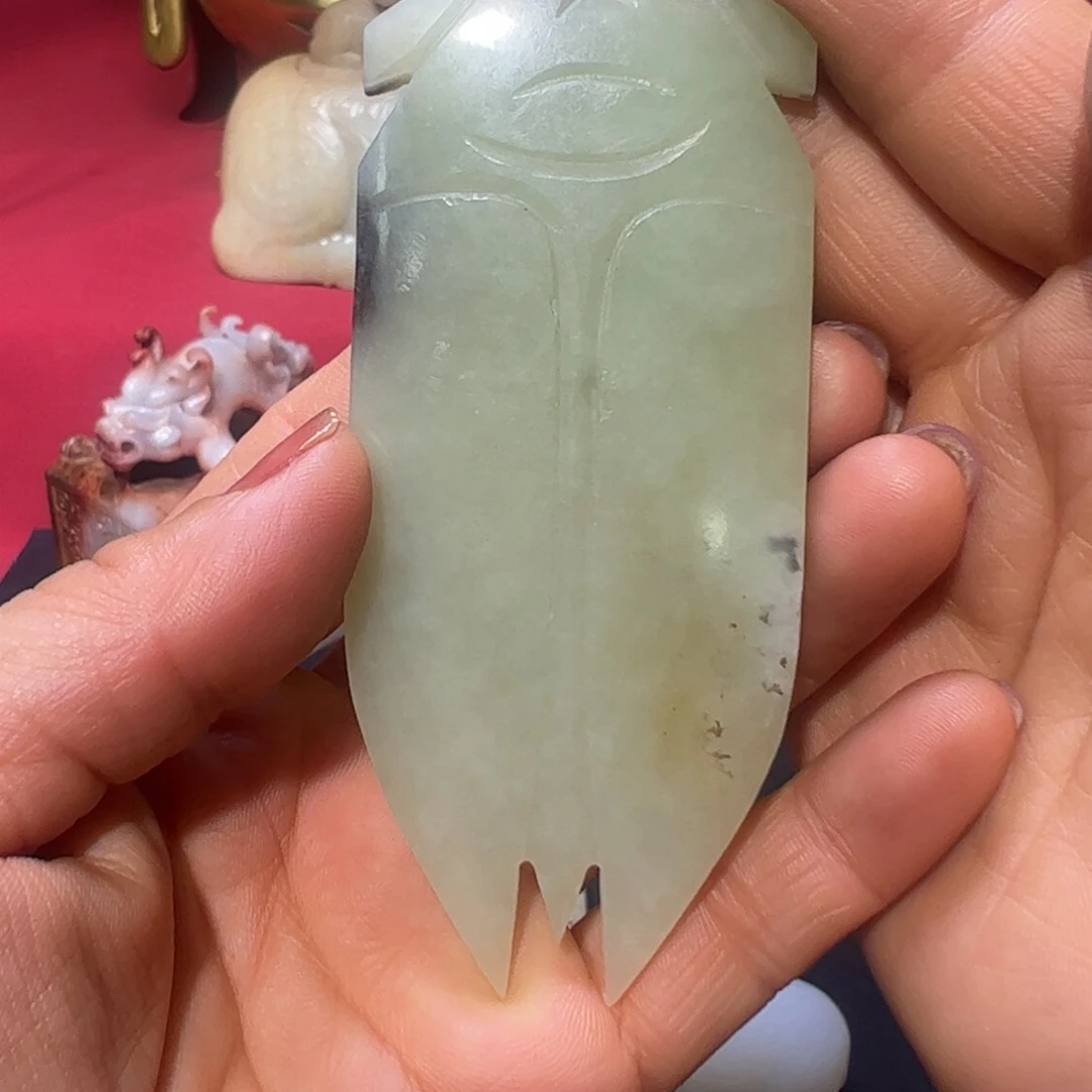 和田玉（糖玉）挂件未镶嵌