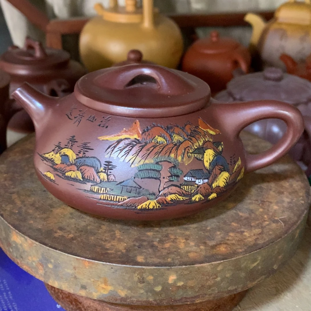 紫砂茶壶原矿手工115