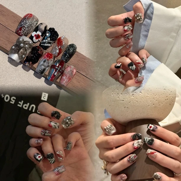 Mori茉莉 | 暴力魔都【纯手工穿戴甲】10片