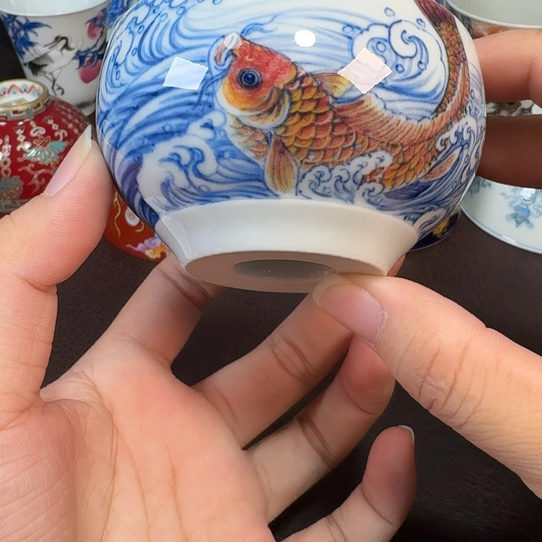 现代景德镇陶瓷杯