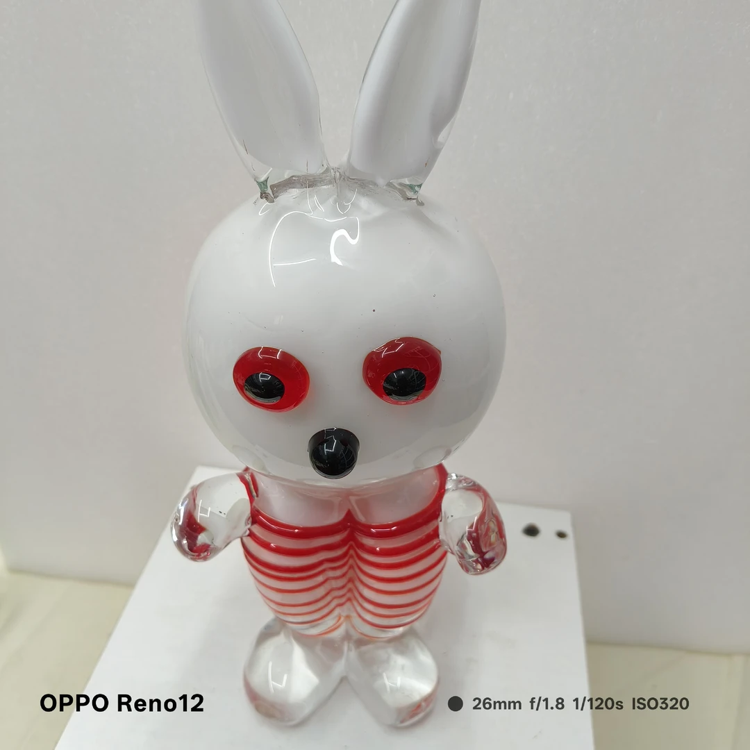 纯手工制作琉璃摆件兔子