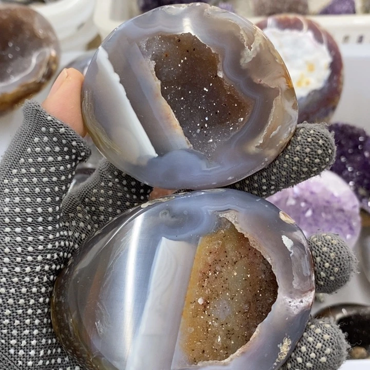 紫晶未镶嵌珠宝半成品