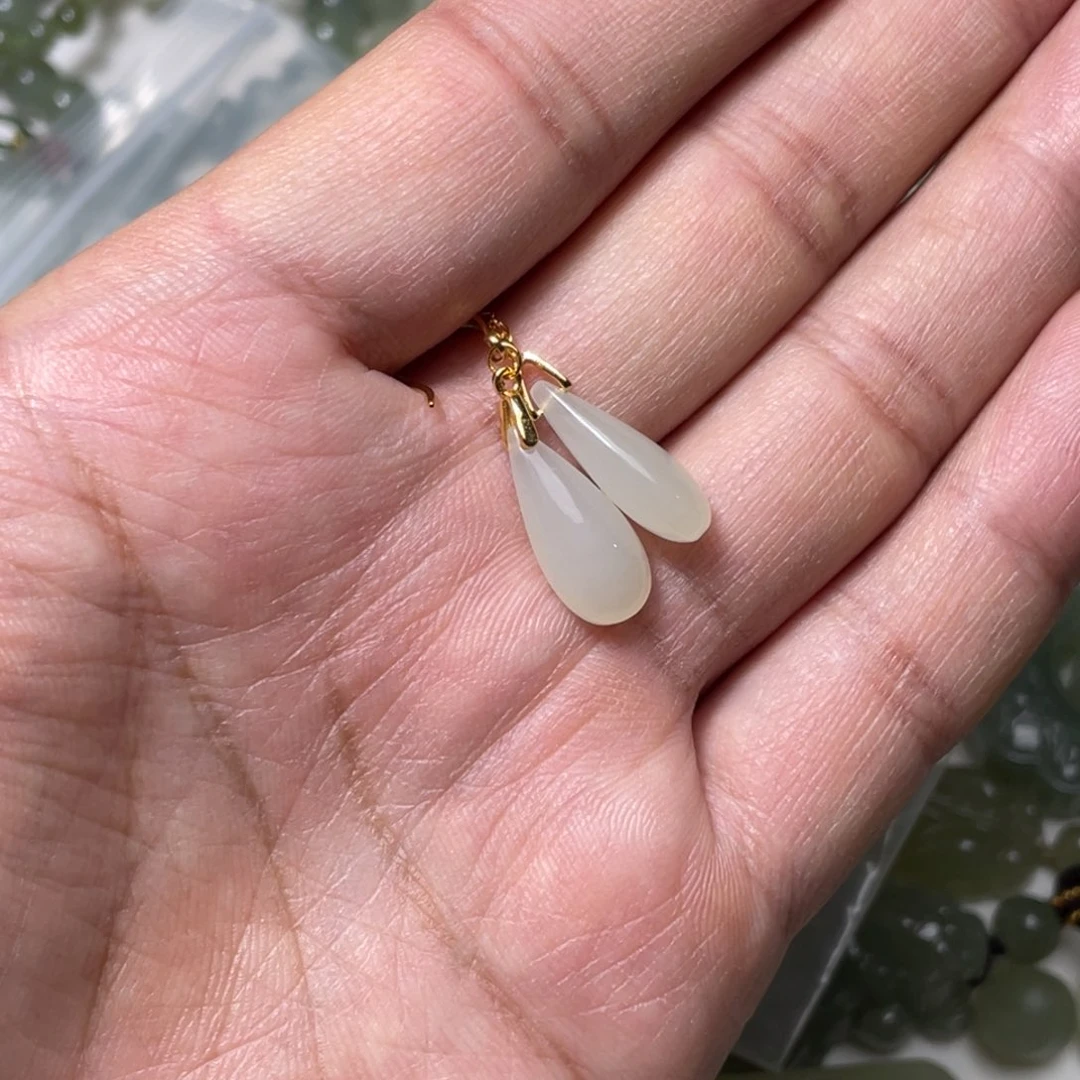 颈饰银S925镶嵌和田玉