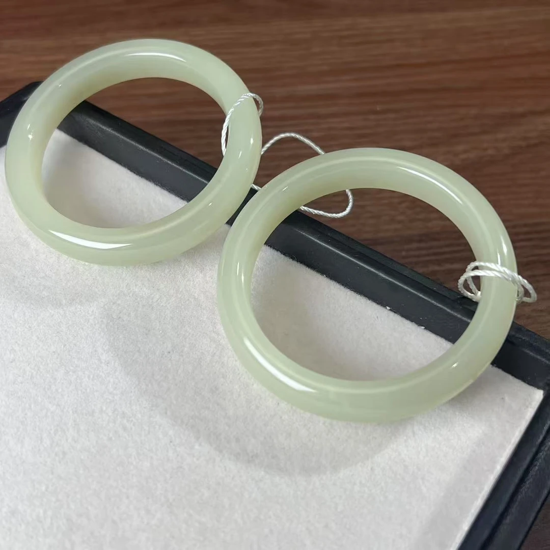 【缺货】和田玉晴水手镯多样性发一/有瑕 （50-59#)V0310