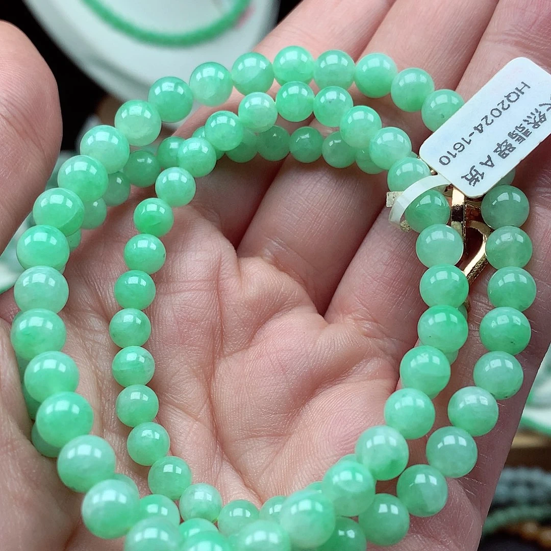 翡翠未镶嵌项链翡翠