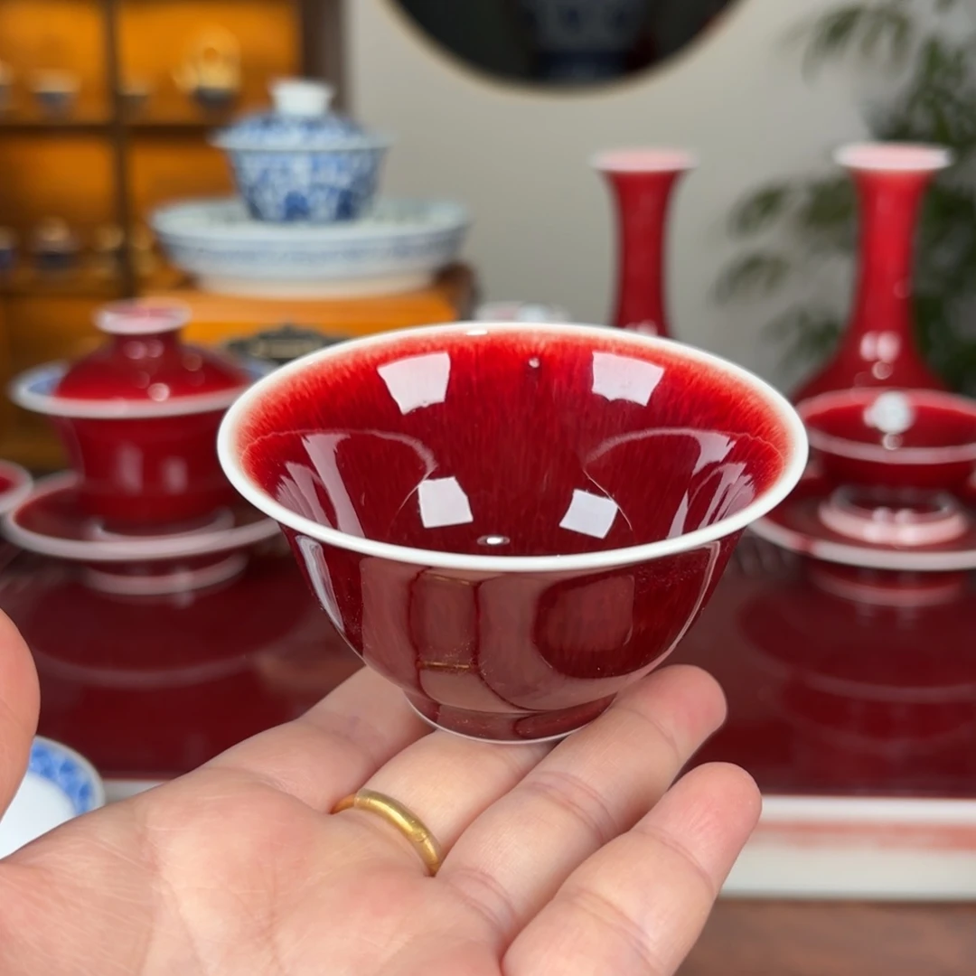 摆件景德镇高温原矿釉