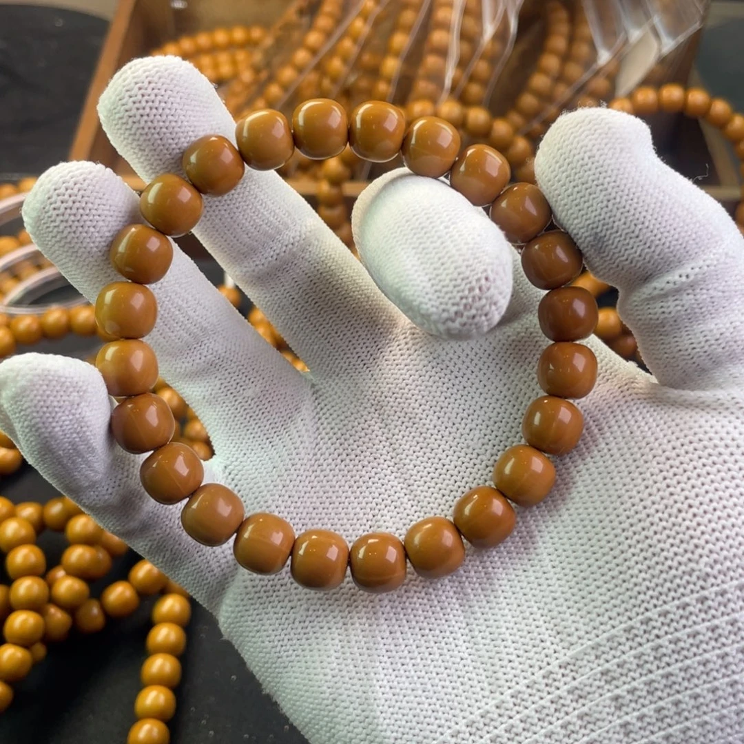 一***光猴头核桃手串猴头