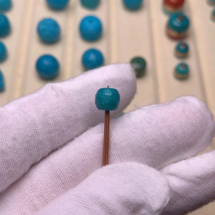 未镶嵌绿松石绿松石六字7.3