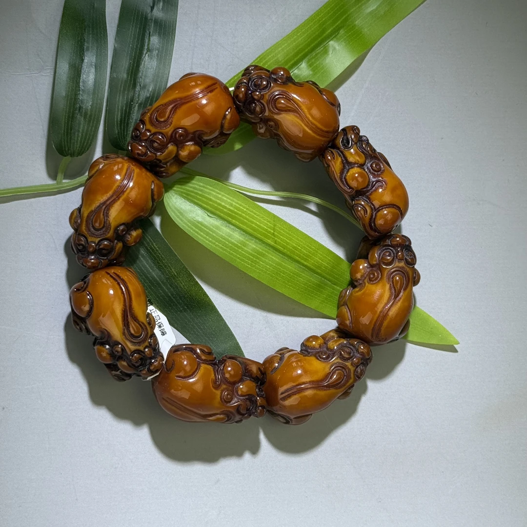 【尚御阁】黄貔貅手串