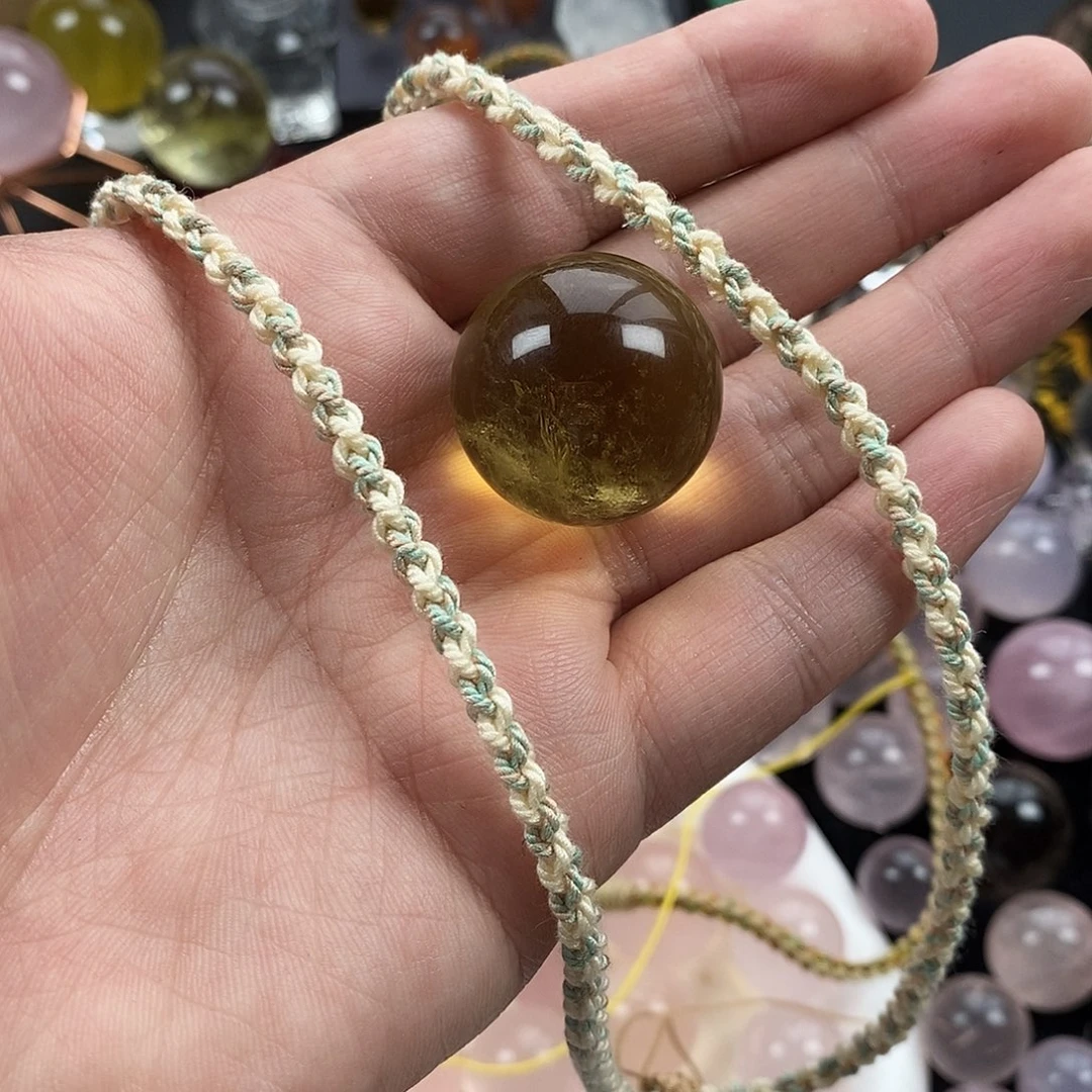 颈饰未镶嵌紫晶黄水晶