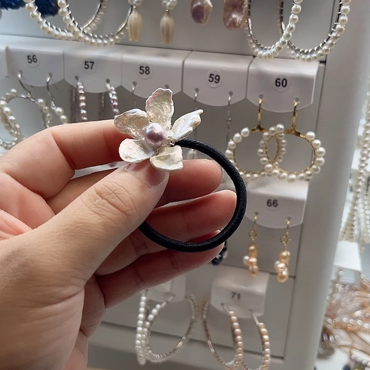 未镶嵌发饰淡水珍珠