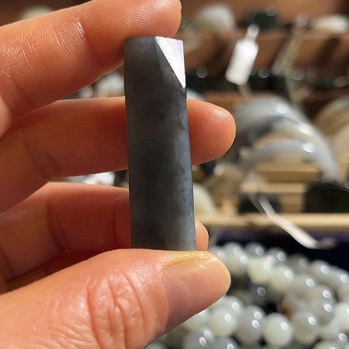 和田玉未镶嵌颈饰新疆和田玉青花籽方章