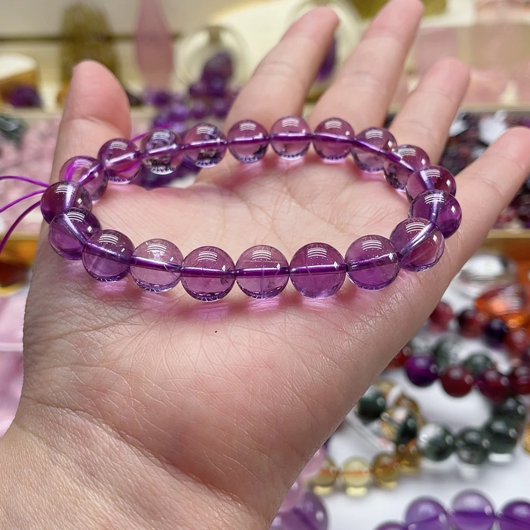 紫晶手链未镶嵌紫水晶