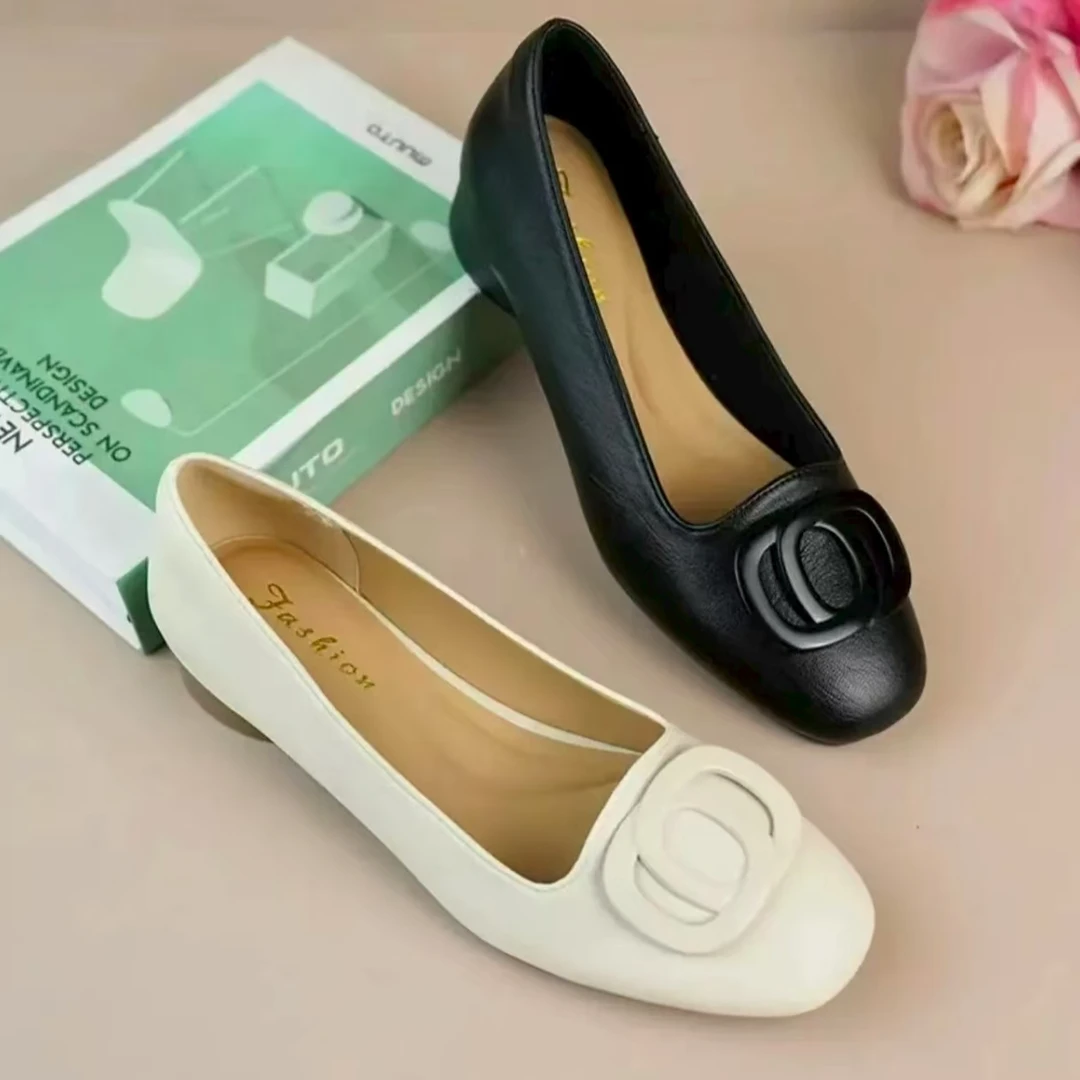 【粉丝福利】春秋季百搭女鞋爆款2025新款浅口软底单鞋9528