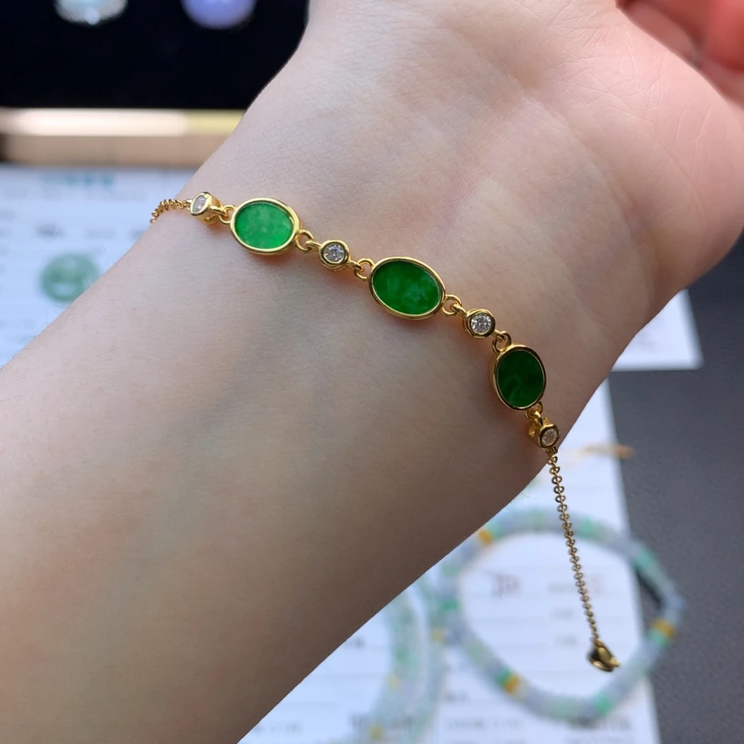 翡翠银S925镶嵌挂件48小时鉴赏期  退货不扣服务费