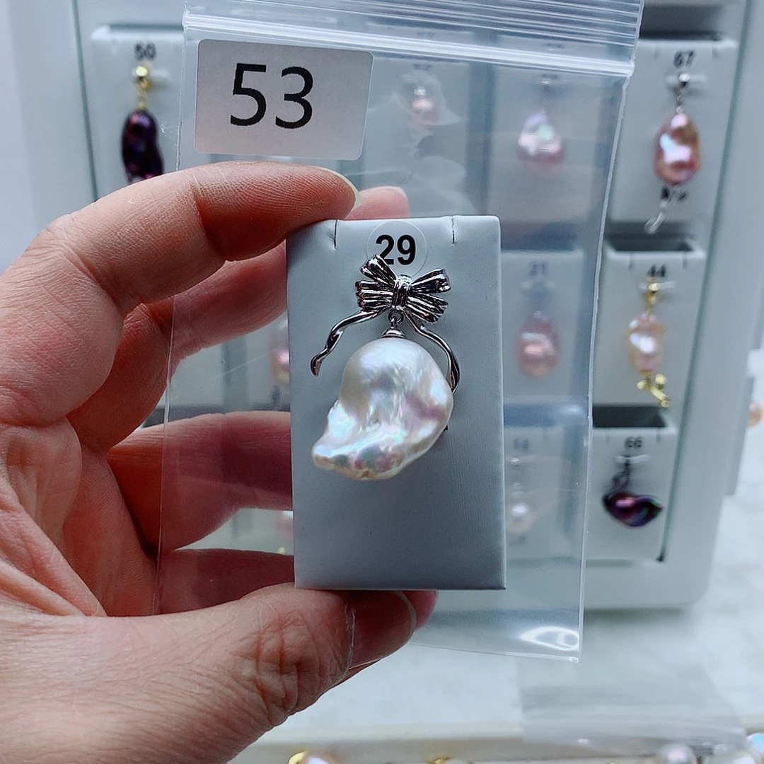 吊坠(不含链)合金淡水珍珠