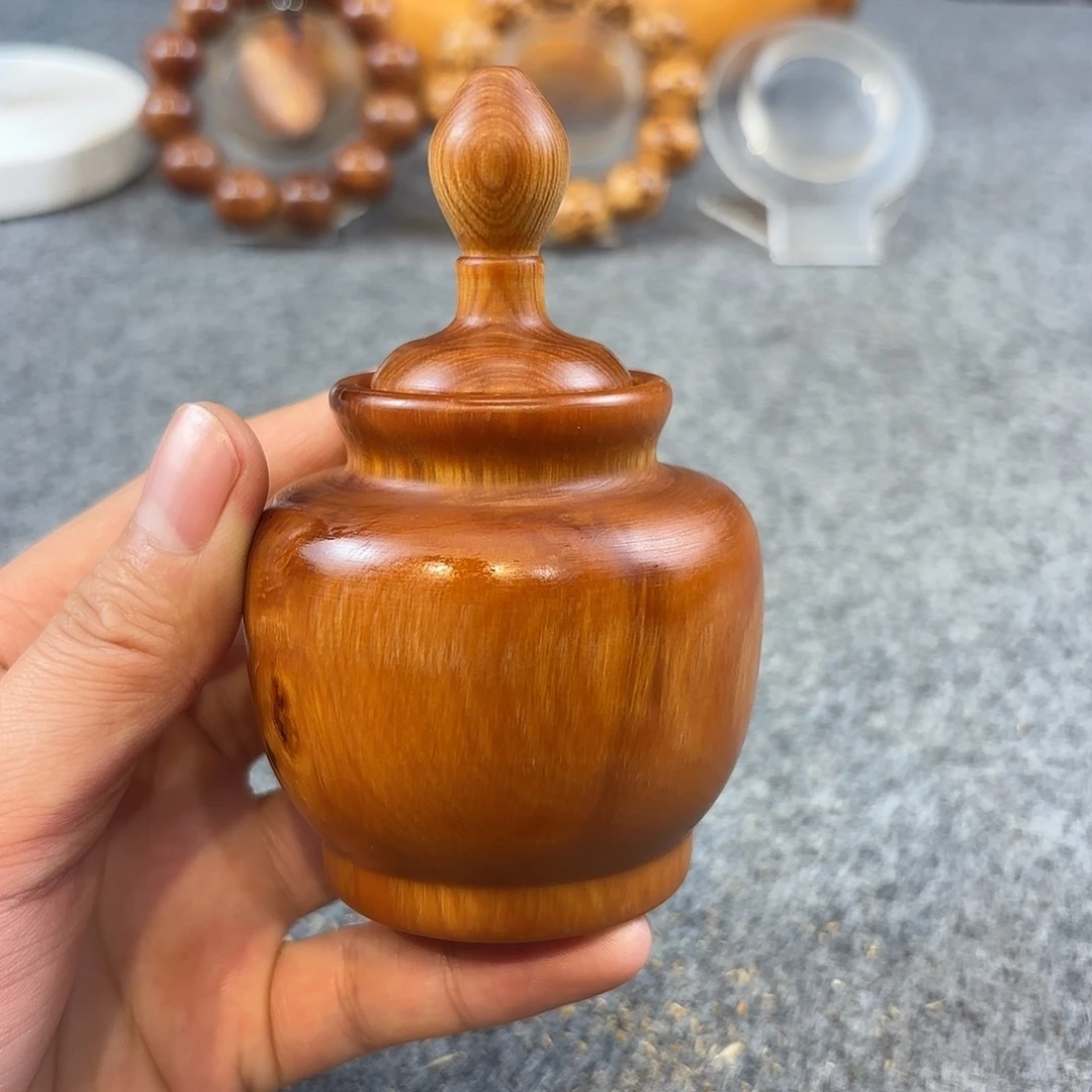 崖柏太行崖柏精品茶叶罐