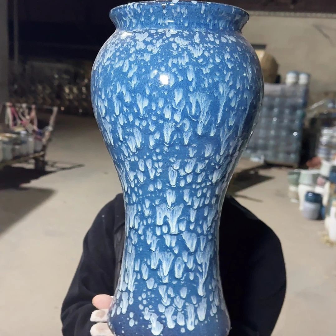 紫砂花盆高38口15