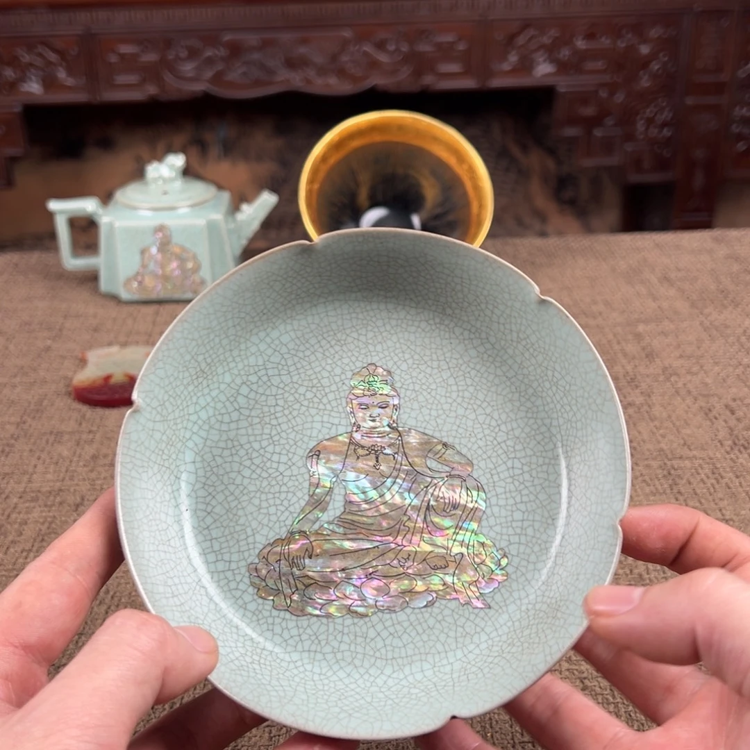 瓷片陶瓷艺术瓷器摆件