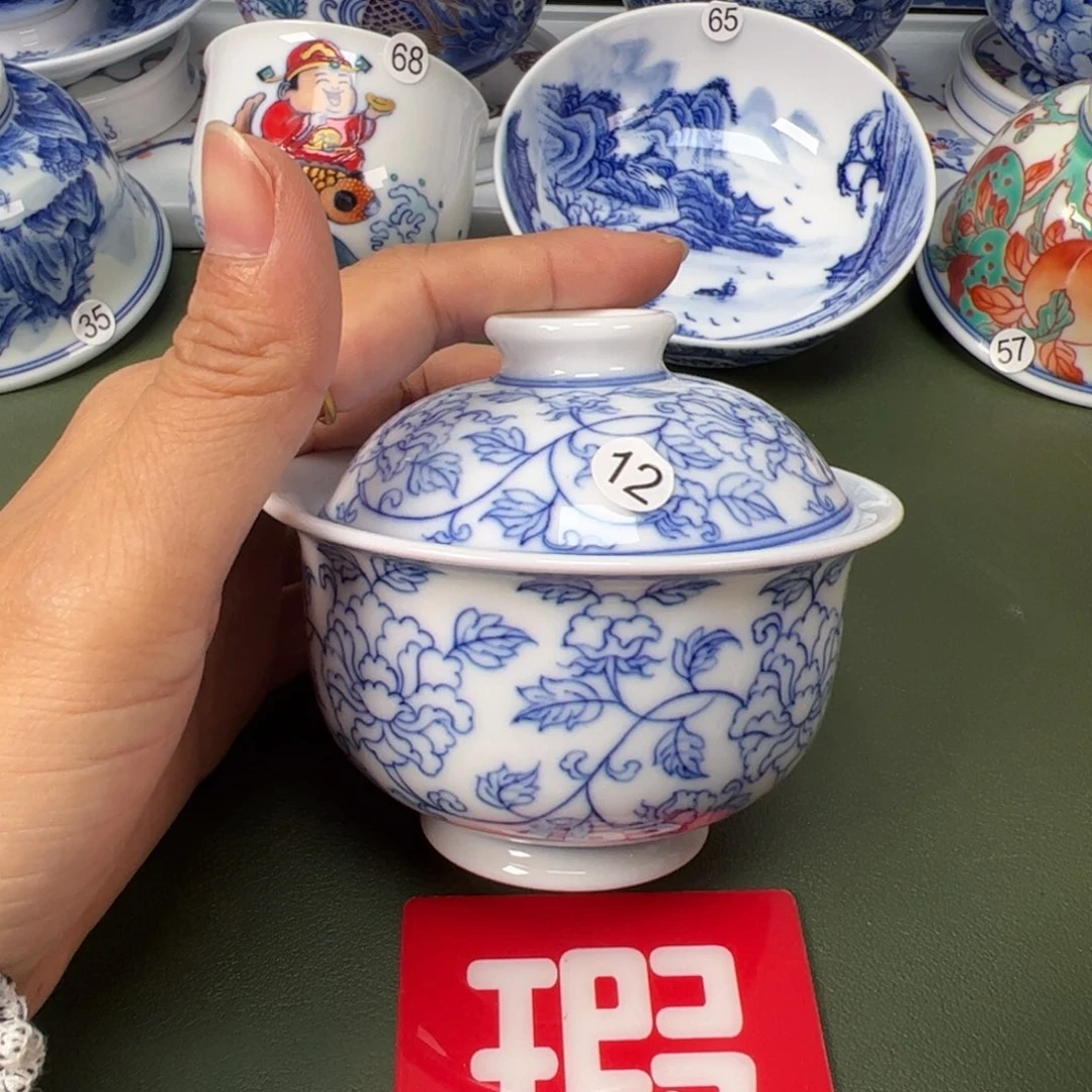 陶瓷景德镇纯手工纯手绘茶具木木12