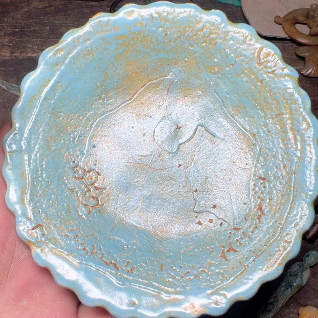 瓷片瓷器制作方法用清水将粉皮
