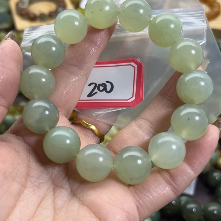 蛇纹石玉未镶嵌手链