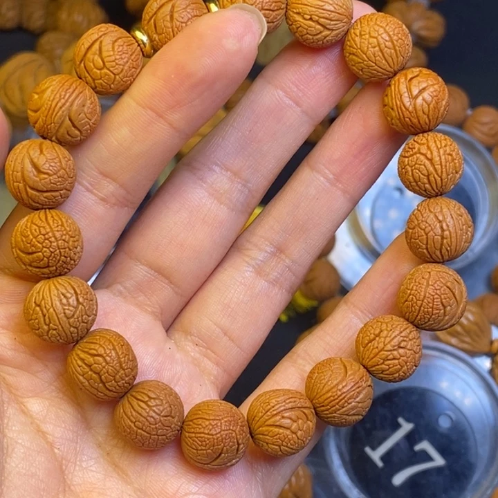 吊坠文玩核桃秦岭龙纹桃核22