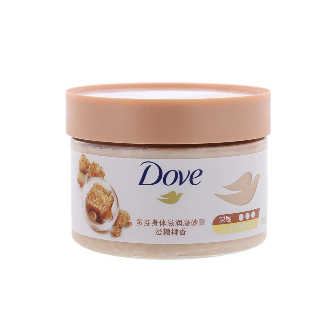 Dove/多芬身体滋润磨砂膏花色 澄糖椰香 298g