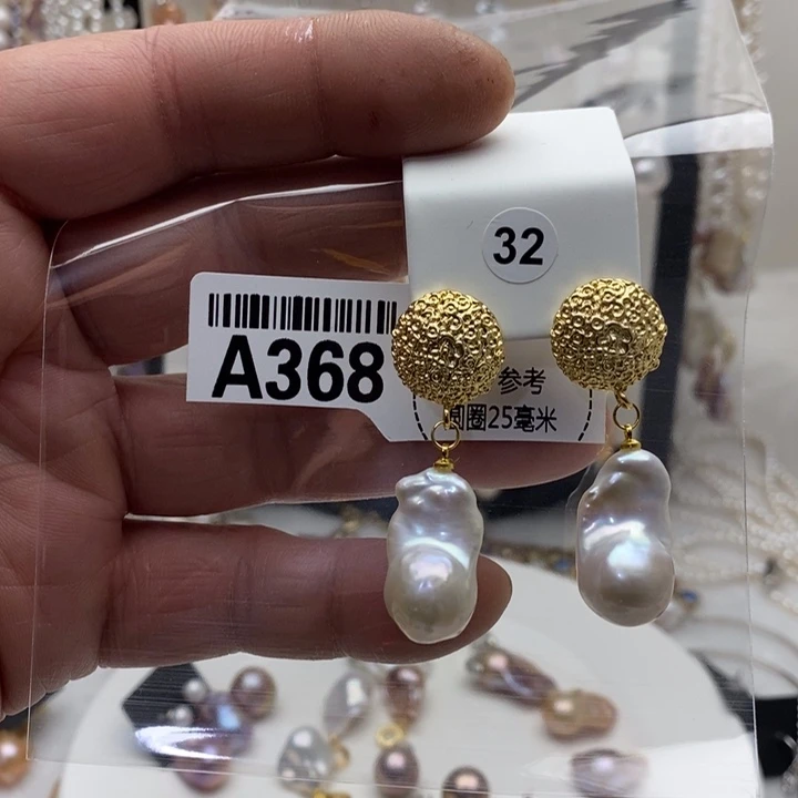 合金颈饰淡水珍珠368