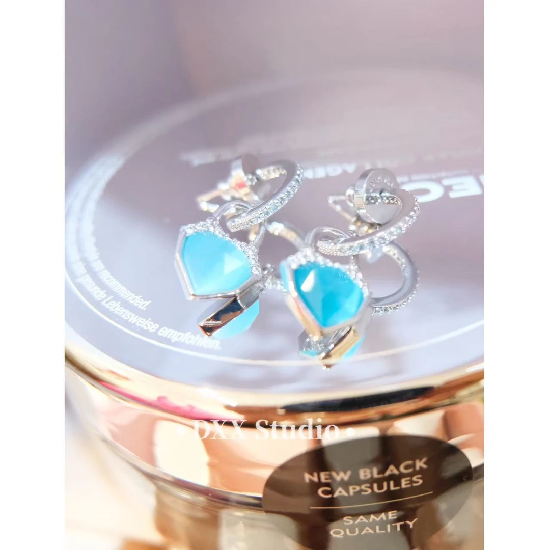 铜合金锆石耳饰 小众设计百搭ins耳饰48953