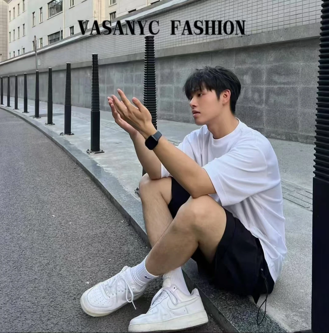 2025新款刺绣小标短袖318男女同款 高奢百搭