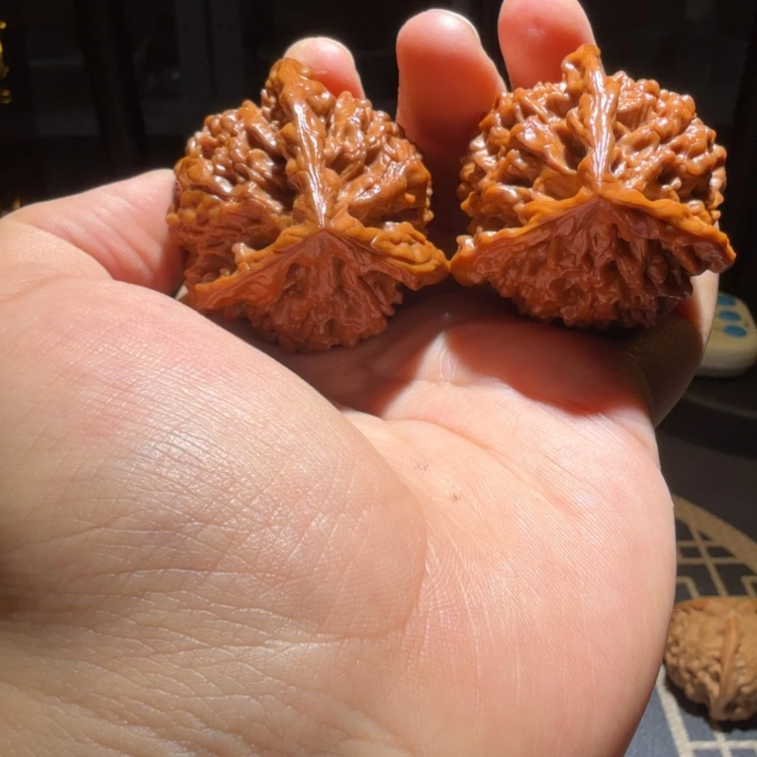 《***》文玩核桃把件官帽正奔