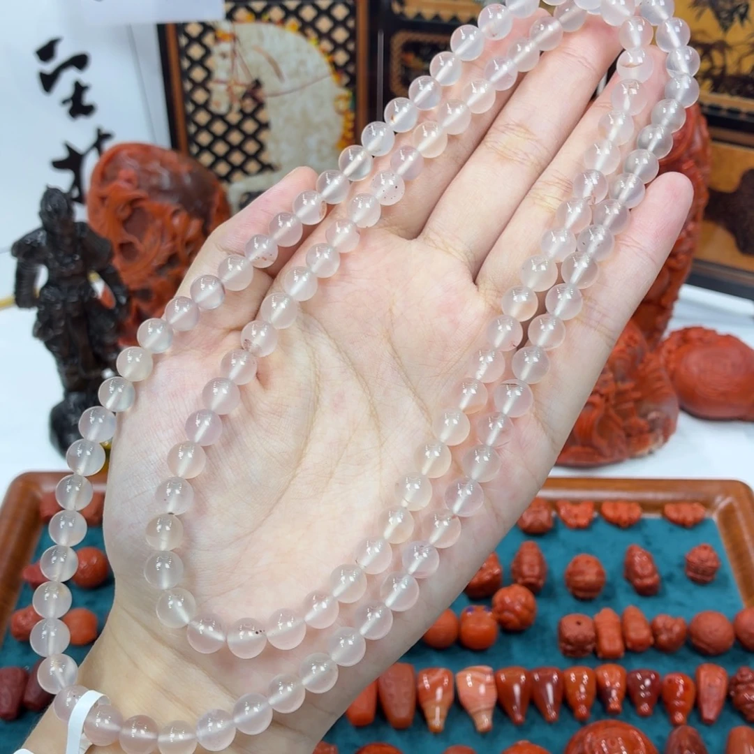 南红玛瑙未镶嵌多圈南红荔枝冻多圈