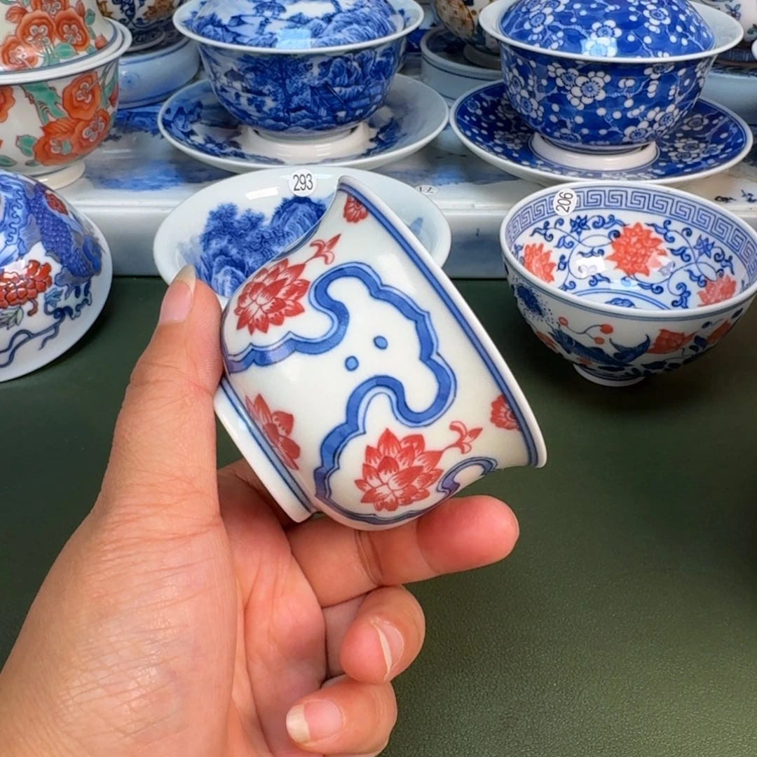景德镇纯手绘茶具圆圆209