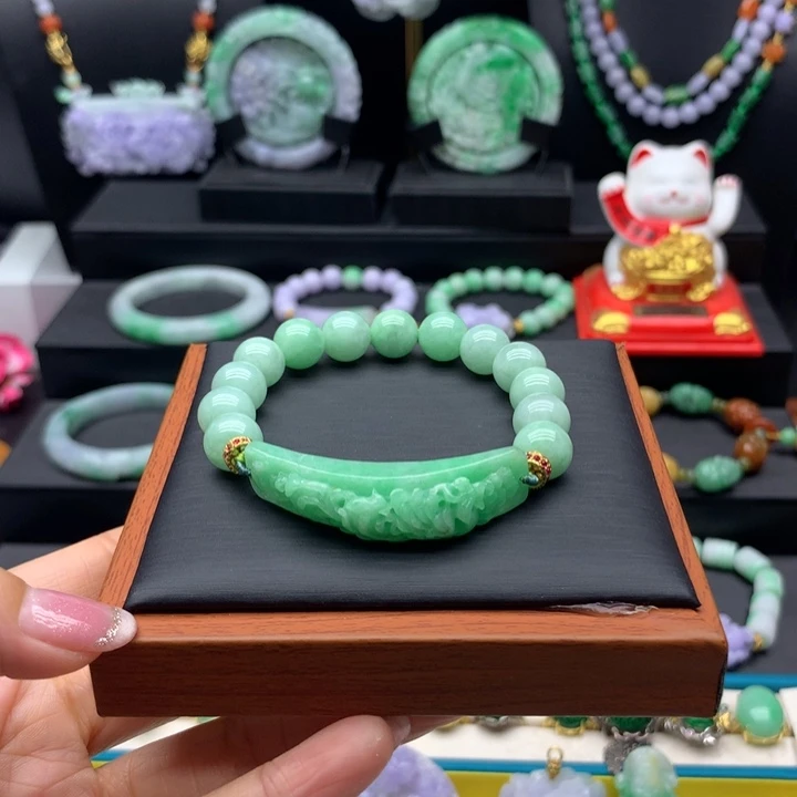 未镶嵌手链翡翠翡翠手串