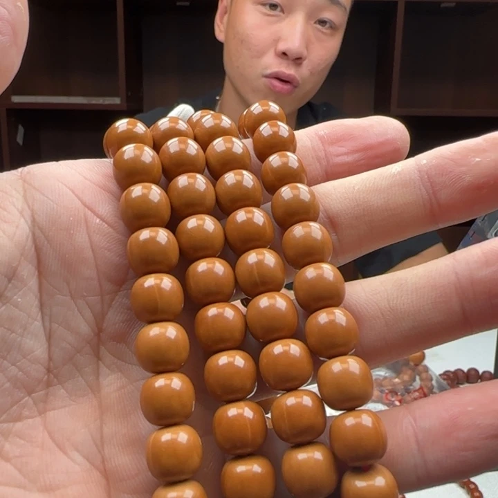 猴头核桃手串原皮原色小老型108。9+。 5条K5