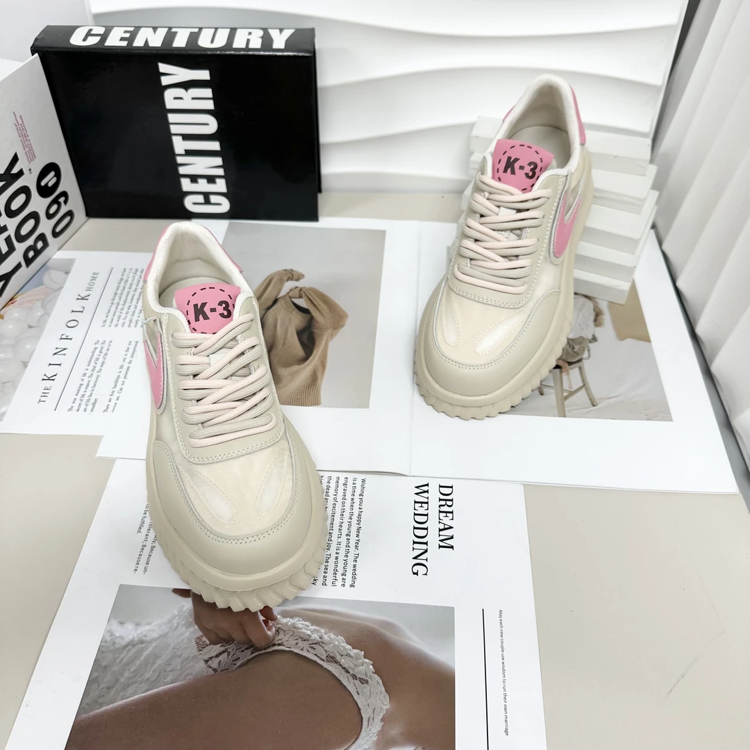 女款-松糕鞋透气网面运动休闲鞋[AM]A9378