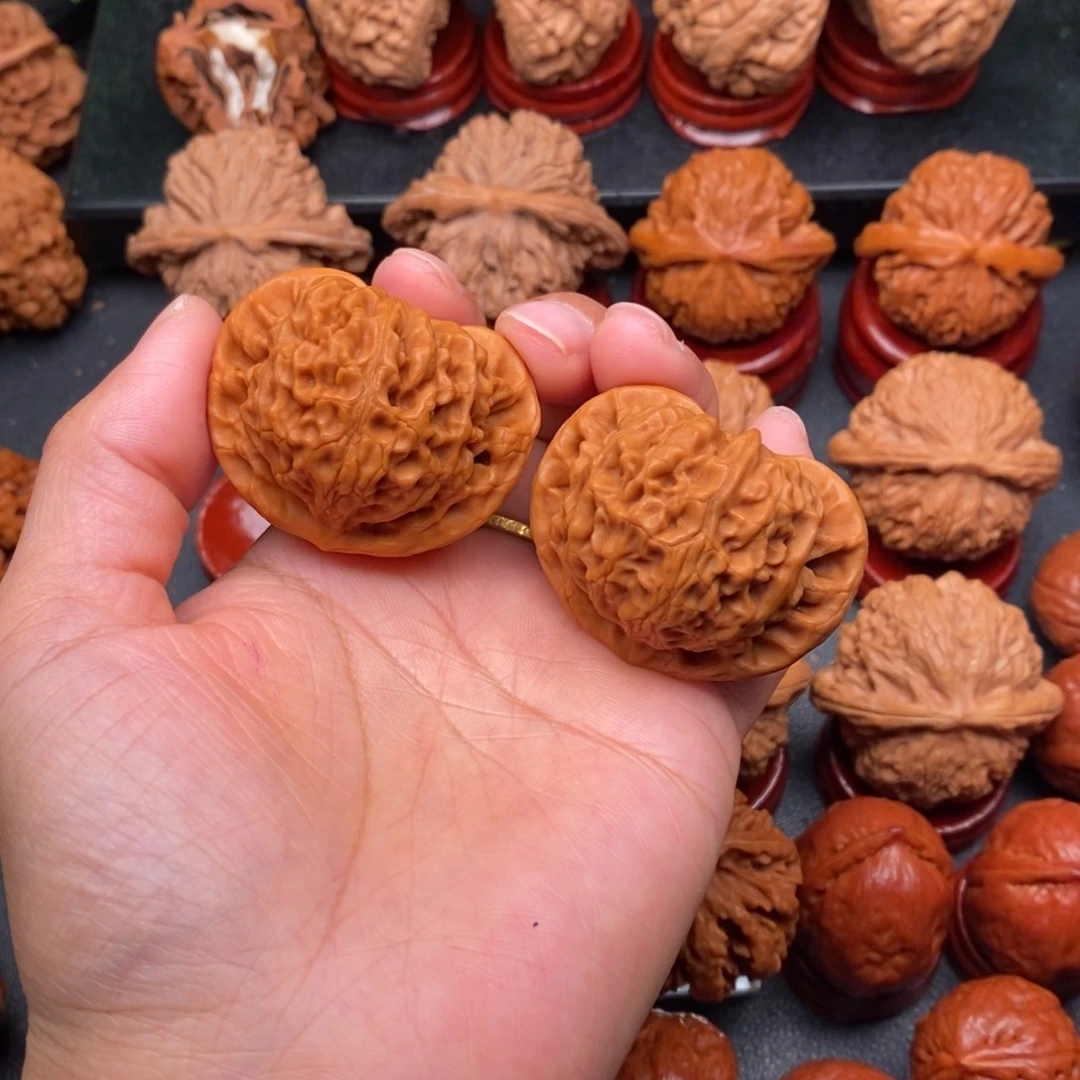 文玩核桃把件42宫灯