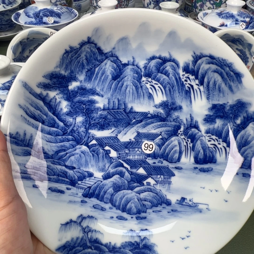 景德镇纯手工纯手绘茶具木木99