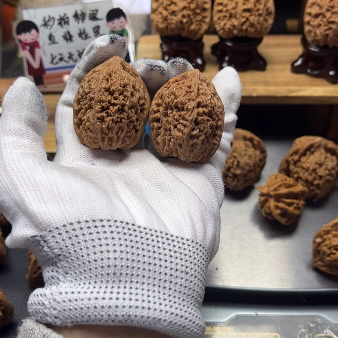 吊坠文玩核桃德*全品34蒜头115