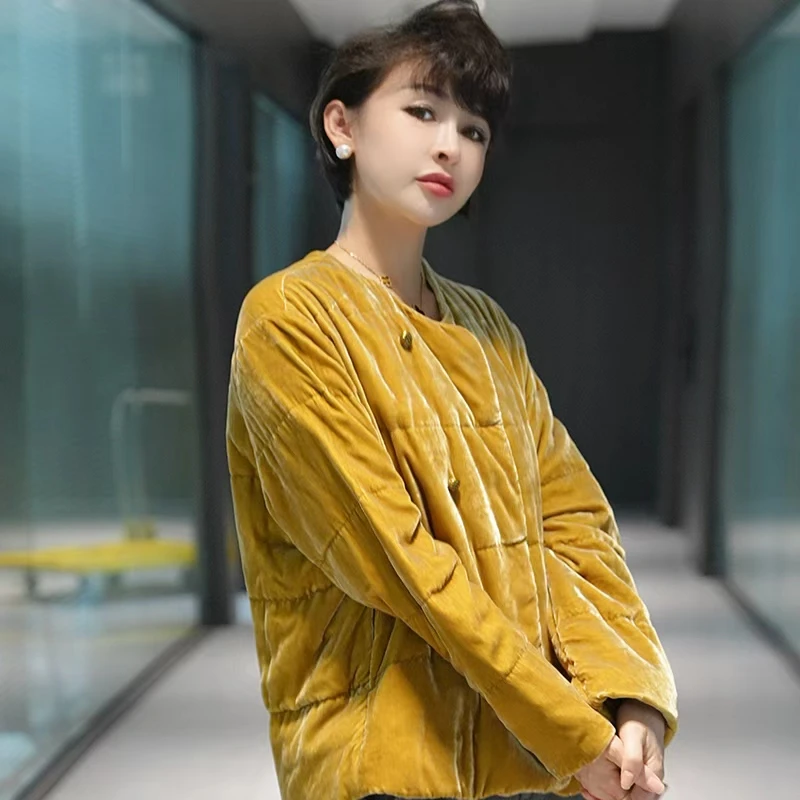 【白鹅绒】加厚内胆桑蚕丝 手工锁边鹅绒服28835848